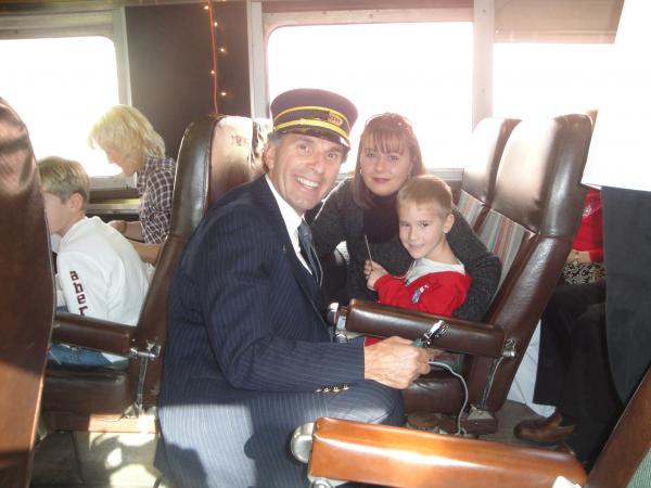 polar express 2009 016   Me my son abd the train conductor