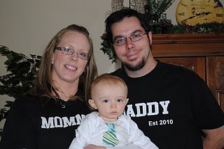 Grandson Jonah, Daughter Krystal & son in law Drew.